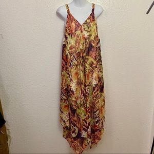 NWT GNW Handkerchief Maxi Dress Size Medium